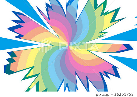 背景素材,集中線,漫画,アニメーション,表現,吹き出し,セリフ,渦巻き,ぐるぐる,スパイラル,螺旋状 36201755