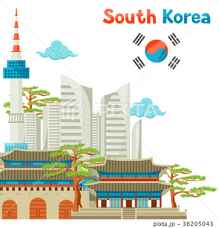 South Korea historical and modern architecture 36205043