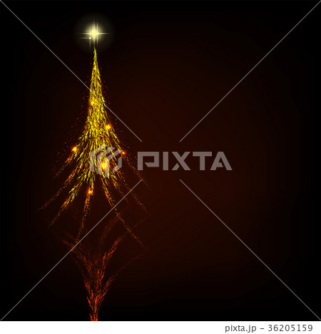 abstract christmas yellow, bright christmas tree abstract christmas yellow, bright christmas tree 36205159