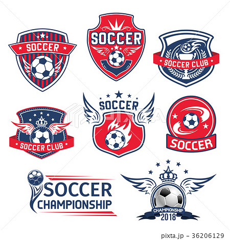 Vector icons for soccer club football championship 36206129