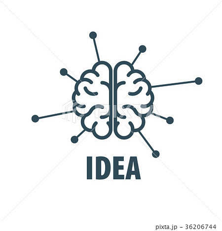 Vector brain logo 36206744