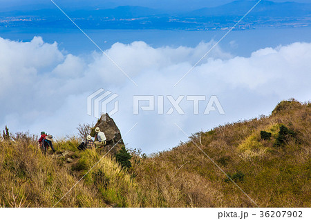 雲仙　立岩の峰の紅葉 36207902