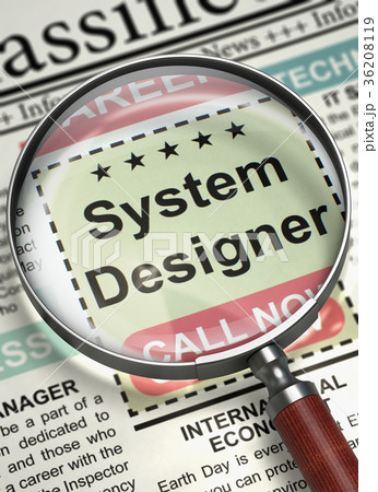 System Designer Hiring Now. 3D. 36208119