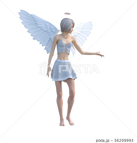 かわいい天使 フェアリー 妖精 Perming3dcgイラスト素材のイラスト素材