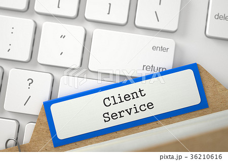 Card File with Inscription Client Service. 3D. Card File with Inscription Client Service. 3D. 36210616