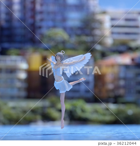 かわいい天使 フェアリー 妖精 perming3DCGイラスト素材 かわいい天使 フェアリー 妖精 perming3DCGイラスト素材 36212044