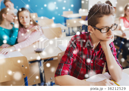 students gossiping behind classmate back at school students gossiping behind classmate back at school 36212529
