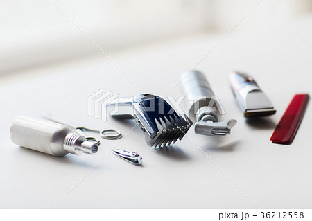styling hair sprays, clippers, comb and scissors styling hair sprays, clippers, comb and scissors 36212558
