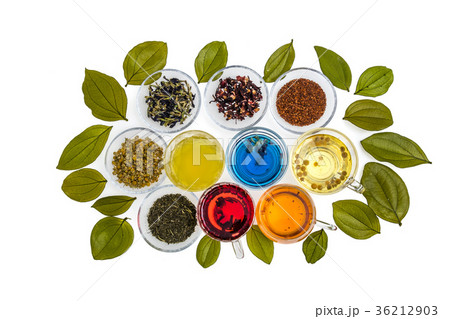 きれいな色のハーブティー　Beautiful color herbal tea 36212903
