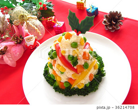 笑顔になるポテトサラダツリー クリスマスイメージ 笑顔になるポテトサラダツリー クリスマスイメージ 36214708