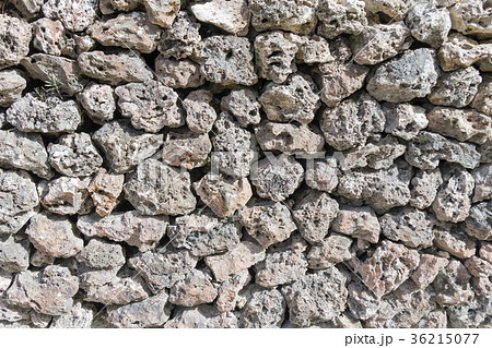 沖縄の石塀 36215077