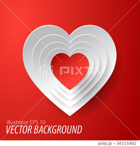 white heart on red background 36215802