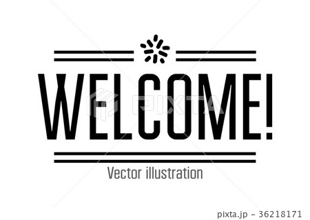Welcome card, banner. Beautiful greeting old retro Welcome card, banner. Beautiful greeting old retro 36218171