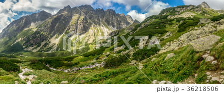 Mountain valley in High Tatras, Slovakia Mountain valley in High Tatras, Slovakia 36218506