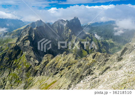 Mountain ridge at Rysy mountain, Slovakia 36218510