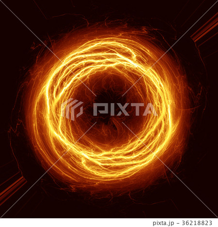 Orange electrical fire ball Orange electrical fire ball 36218823