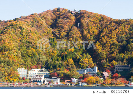 河口湖 カチカチ山ロープウェイ 紅葉 河口湖 カチカチ山ロープウェイ 紅葉 36219703