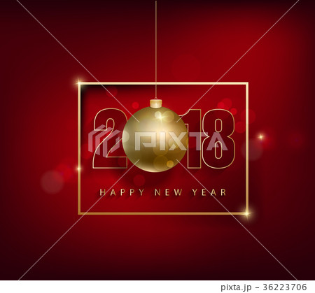Happy New Year 18 Chinese New Year Of The Dogのイラスト素材