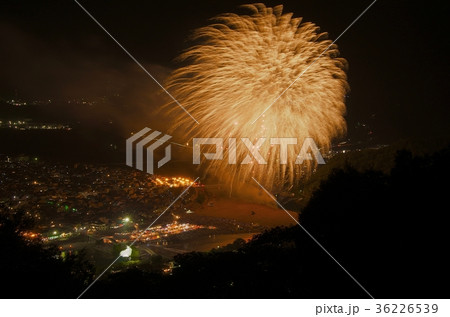 錦帯橋　花火 36226539