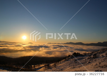 北海道　美幌峠の日の出 36227736