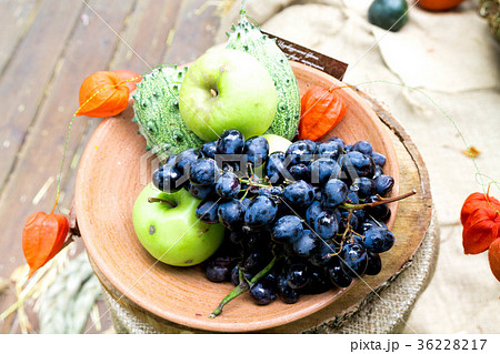 Othre fruits on a plate. 36228217