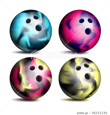 realistic bowling set