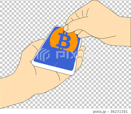 Bitcoin deposit illustration 36231381