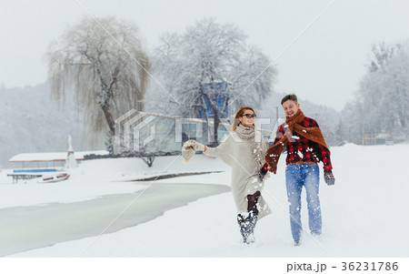 Full-length portrait of the beautiful couple 36231786