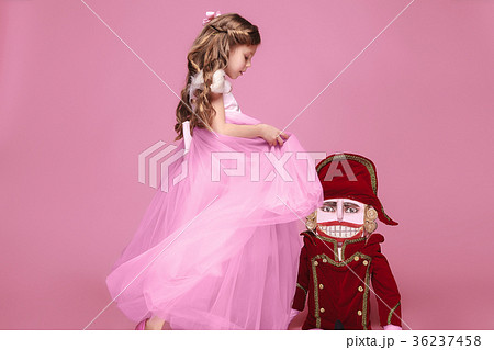 The beauty ballerina with nutcracker 36237458