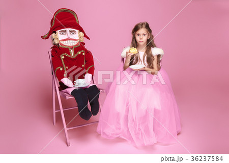 The beauty ballerina with nutcracker 36237584