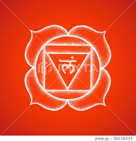 hand drawn chakra Muladhara illustration. 36238324