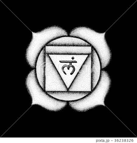 hand drawn chakra Muladhara illustration. 36238326