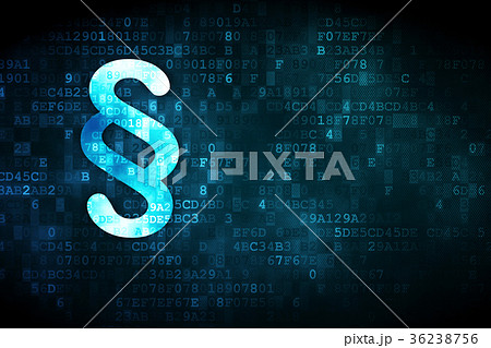 Law concept: Paragraph on digital background Law concept: Paragraph on digital background 36238756