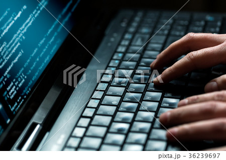 Computer crime concept 36239697
