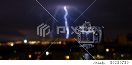 Digital camera the night view. Digital camera the night view. 36239739