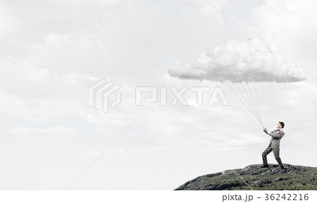 Man catch cloud Man catch cloud 36242216