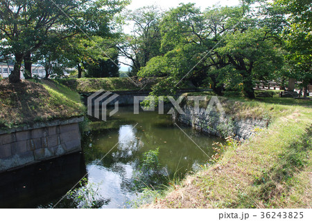 龍岡城跡 屈曲する水堀 龍岡城跡 屈曲する水堀 36243825