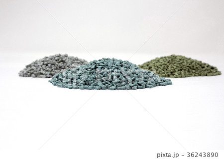 PEリサイクルペレット3色 36243890