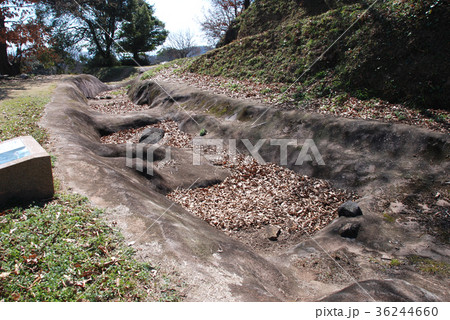 宇土古城跡 千畳敷と周囲の空堀 宇土古城跡 千畳敷と周囲の空堀 36244660