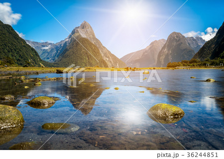 Milford Sound in New Zealand Milford Sound in New Zealand 36244851