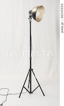 Studio light stand isolated on the white Studio light stand isolated on the white 36245050