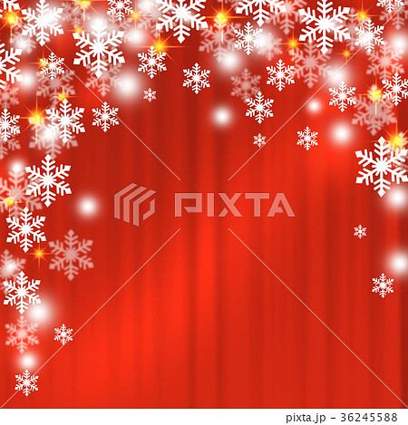 クリスマス　クリスマス背景　雪の結晶 36245588
