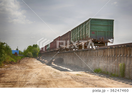 railway truck parked 36247460