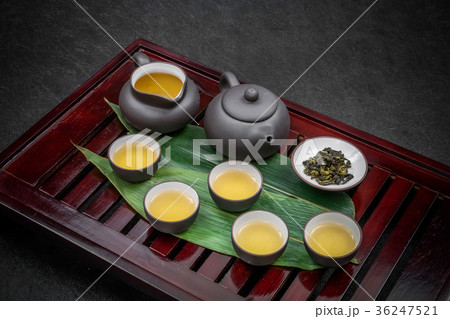 滋養と健康の中国茶　Chinese tea set of beauty and health 36247521