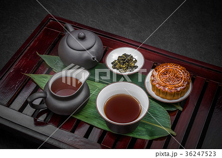 滋養と健康の中国茶　Chinese tea set of beauty and health 36247523