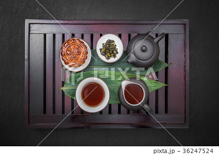 滋養と健康の中国茶　Chinese tea set of beauty and health 36247524