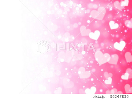 ハートピンクキラキラ背景のイラスト素材 36247836 Pixta