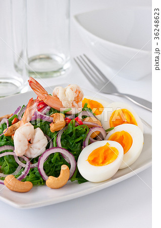 Thai food, Fern salad sour and spicy dressing. Thai food, Fern salad sour and spicy dressing. 36248623