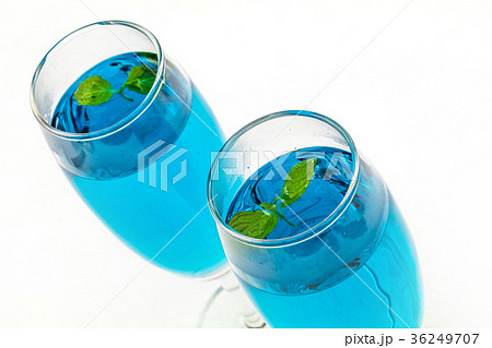 青いハーブティー Butterfly Pea blue flower herbal tea 青いハーブティー Butterfly Pea blue flower herbal tea 36249707