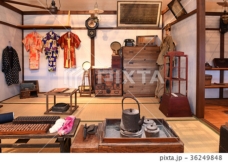 昭和初期の民家の部屋のイメージの写真素材